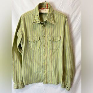 Men’s BOSS (Orange) long sleeve snap button up shirt.